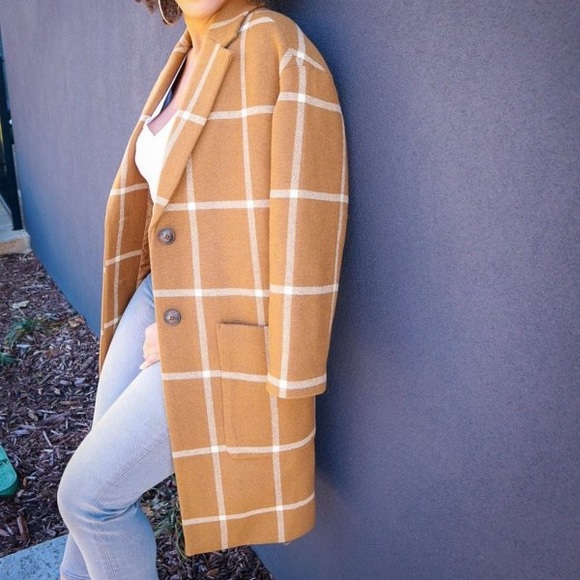 Madewell Windowpane Elmcourt Coat - Picture 2 of 15